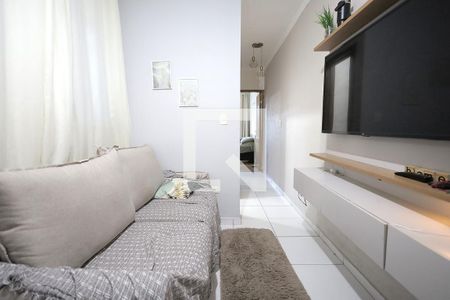 Sala de apartamento à venda com 2 quartos, 56m² em Vila Tibiriçá, Santo André