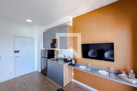 Sala de kitnet/studio para alugar com 1 quarto, 31m² em Liberdade, São Paulo