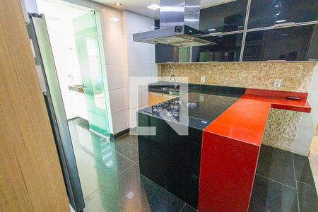 cozinha de apartamento à venda com 3 quartos, 148m² em Castelo, Belo Horizonte