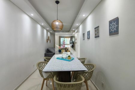 Sala de apartamento para alugar com 3 quartos, 88m² em Guilhermina, Praia Grande