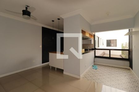 Sala de apartamento para alugar com 3 quartos, 80m² em Vila Scarpelli, Santo André