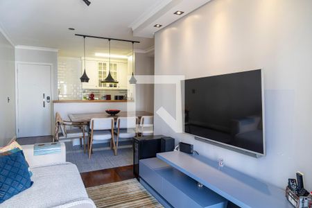 Sala de apartamento à venda com 2 quartos, 70m² em Cidade Monções, São Paulo