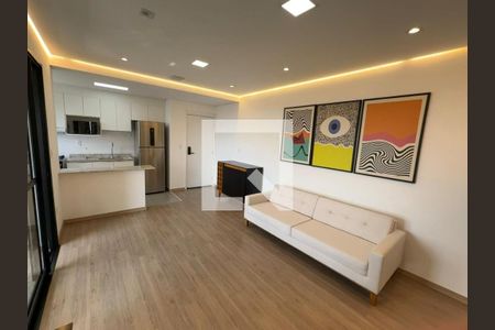 Sala de apartamento para alugar com 1 quarto, 49m² em Além Ponte, Sorocaba
