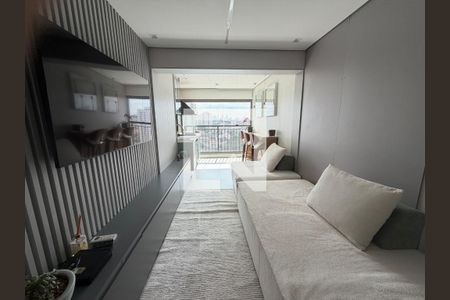 Sala de apartamento à venda com 2 quartos, 64m² em Jardim Independência (São Paulo), São Paulo