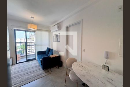 Sala de apartamento para alugar com 1 quarto, 28m² em Campo Belo, São Paulo