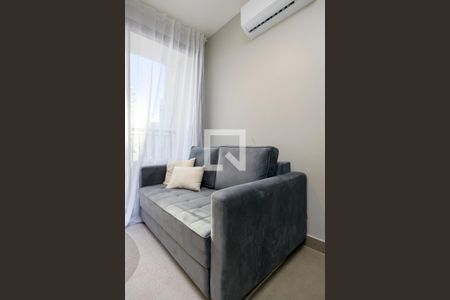 Sala de apartamento para alugar com 1 quarto, 32m² em Campo Belo, São Paulo