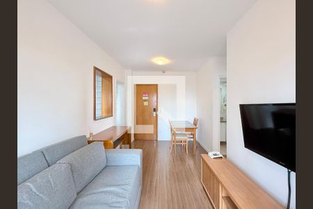 Sala  de apartamento à venda com 2 quartos, 44m² em Cidade Monções, São Paulo