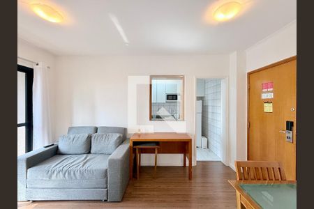 Sala  de apartamento à venda com 2 quartos, 44m² em Cidade Monções, São Paulo