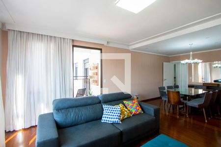 Sala de apartamento à venda com 4 quartos, 139m² em Jardim Bela Vista, Santo André
