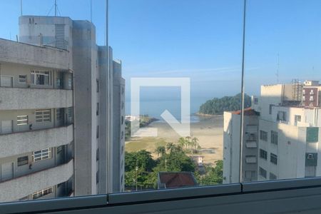 Varanda da Sala de apartamento para alugar com 1 quarto, 49m² em José Menino, Santos