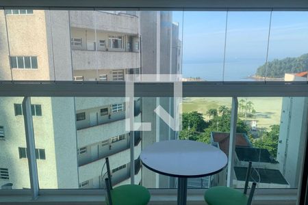 Varanda da Sala de apartamento para alugar com 1 quarto, 49m² em José Menino, Santos