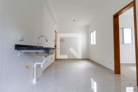Sala, Cozinha e Área de Serviço de apartamento para alugar com 2 quartos, 55m² em Vila Matilde, São Paulo