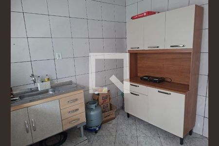 Cozinha de casa de condomínio para alugar com 1 quarto, 65m² em Vila Tupi, Praia Grande