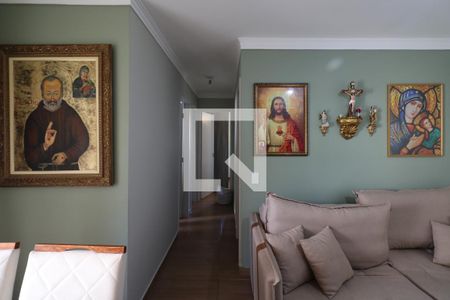 Sala de apartamento à venda com 3 quartos, 63m² em Piraporinha, Diadema