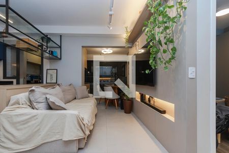 Sala de apartamento à venda com 2 quartos, 62m² em Jardim das Acacias, São Paulo