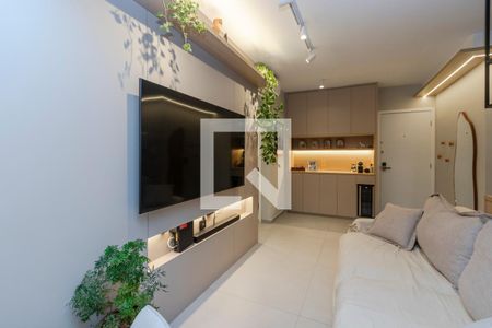 Sala de apartamento à venda com 2 quartos, 62m² em Jardim das Acacias, São Paulo