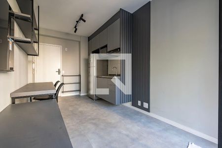 Sala/Cozinha de apartamento para alugar com 1 quarto, 31m² em Pinheiros, São Paulo