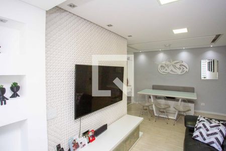 Sala de apartamento à venda com 3 quartos, 65m² em Jardim Melo, Diadema