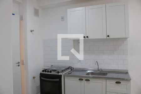 Sala e Cozinha Integrada de apartamento para alugar com 1 quarto, 25m² em Barra Funda, São Paulo