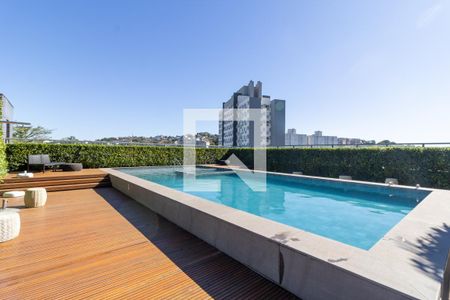 Área comum - Piscina de kitnet/studio para alugar com 1 quarto, 37m² em Teresópolis, Porto Alegre