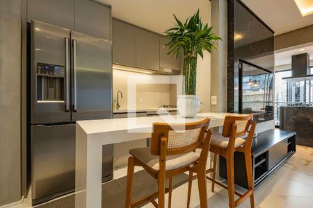 Sala/Cozinha de apartamento para alugar com 1 quarto, 73m² em Pinheiros, São Paulo