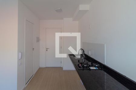 Cozinha de kitnet/studio para alugar com 1 quarto, 18m² em Jardim Imperador (zona Leste), São Paulo