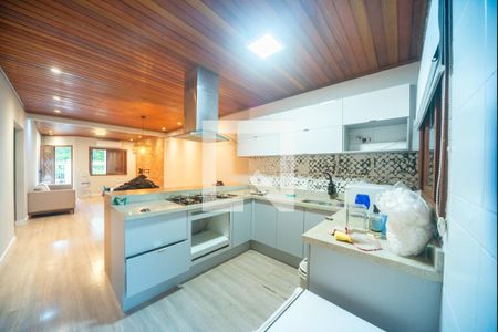 Cozinha e Sala de casa de condomínio para alugar com 3 quartos, 144m² em Mário Quintana, Viamão