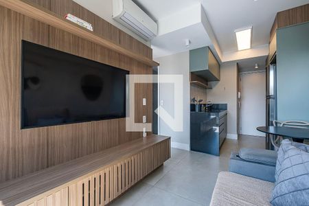 Sala/Cozinha de apartamento para alugar com 2 quartos, 48m² em Cerqueira César, São Paulo