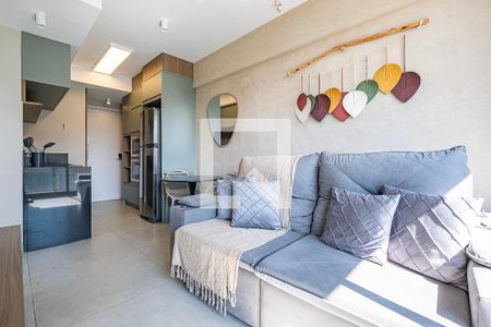 Sala/Cozinha de apartamento para alugar com 2 quartos, 48m² em Cerqueira César, São Paulo