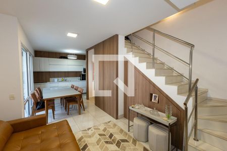 Sala de Estar de apartamento à venda com 2 quartos, 74m² em Vila da Serra, Nova Lima