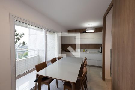 Sala de Jantar de apartamento à venda com 2 quartos, 74m² em Vila da Serra, Nova Lima