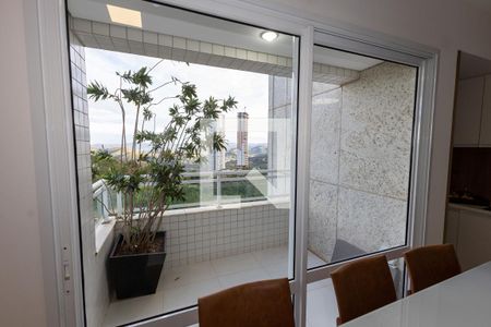 Varanda da Sala de Jantar de apartamento à venda com 2 quartos, 74m² em Vila da Serra, Nova Lima