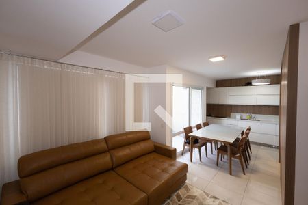 Sala de Estar de apartamento à venda com 2 quartos, 74m² em Vila da Serra, Nova Lima