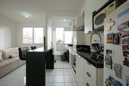 Cozinha de apartamento à venda com 1 quarto, 35m² em Liberdade, São Paulo