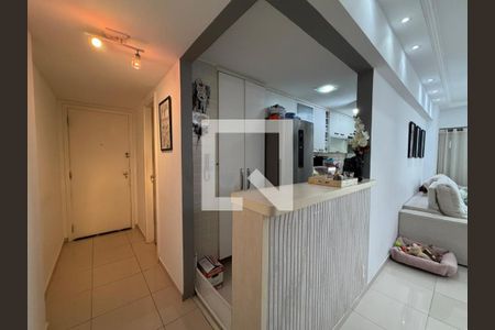 Sala - Entrada de apartamento à venda com 3 quartos, 90m² em Barra Olímpica, Rio de Janeiro
