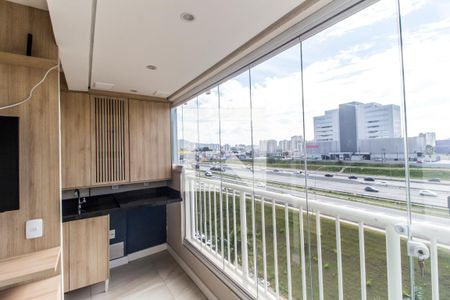 Varanda de apartamento para alugar com 1 quarto, 45m² em Bethaville I, Barueri