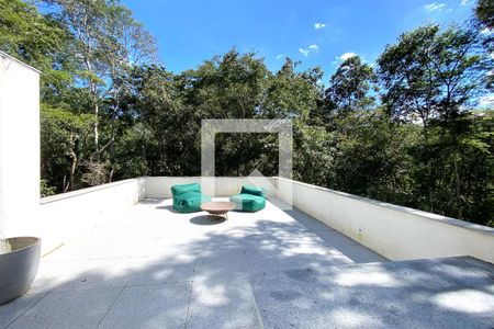 Varanda da Sala de casa de condomínio à venda com 4 quartos, 488m² em Vile de Montagne, Nova Lima