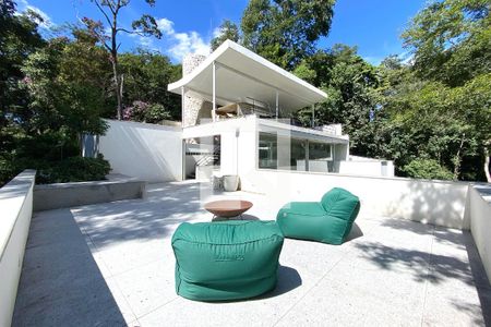 Varanda da Sala de casa de condomínio à venda com 4 quartos, 488m² em Vile de Montagne, Nova Lima
