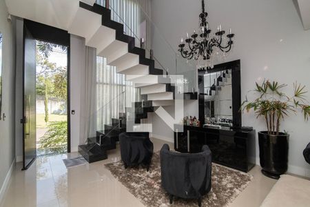 Sala de casa de condomínio para alugar com 4 quartos, 560m² em Parque Olívio Franceschini, Hortolândia