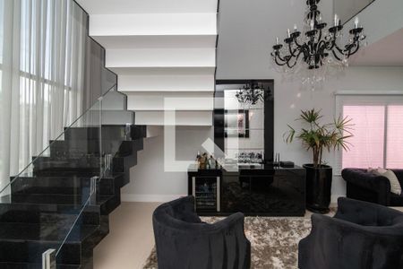 Sala de casa de condomínio para alugar com 4 quartos, 560m² em Parque Olívio Franceschini, Hortolândia