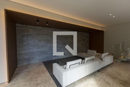 Sala de TV de casa de condomínio à venda com 4 quartos, 650m² em Alphaville Nova Lima, Nova Lima