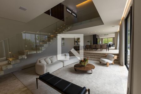 Sala de Estar  de casa de condomínio à venda com 4 quartos, 650m² em Alphaville Nova Lima, Nova Lima
