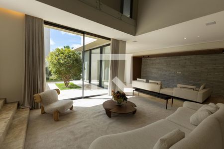 Sala de Estar  de casa de condomínio à venda com 4 quartos, 650m² em Alphaville Nova Lima, Nova Lima