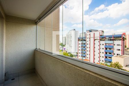 Varanda da sala de apartamento para alugar com 2 quartos, 64m² em Jardim Bela Vista, Santo André