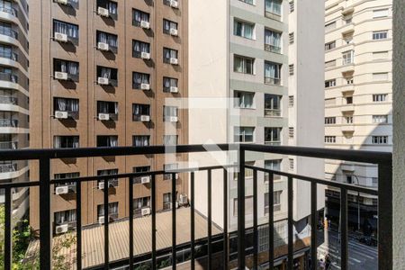 Varanda do Studio de kitnet/studio para alugar com 1 quarto, 35m² em República, São Paulo