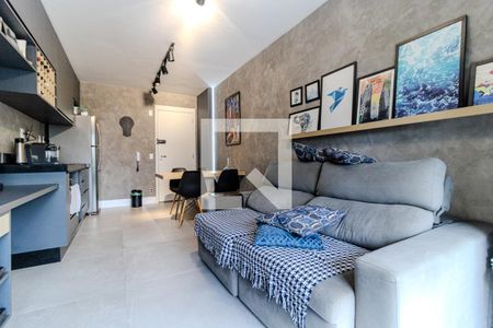 Sala de apartamento à venda com 1 quarto, 38m² em Campos Elíseos, São Paulo