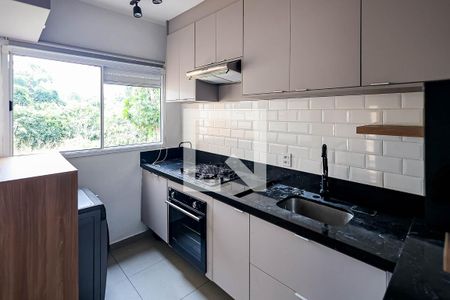 Cozinha e Área de Serviço de apartamento para alugar com 2 quartos, 49m² em Parque Campo Bonito, Indaiatuba