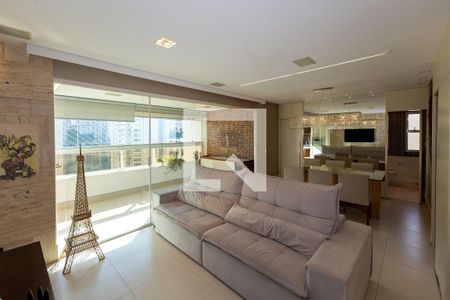 Sala de TV de apartamento para alugar com 3 quartos, 124m² em Vila da Serra, Nova Lima