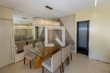 Sala de Jantar de apartamento para alugar com 3 quartos, 124m² em Vila da Serra, Nova Lima