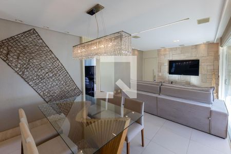 Sala de Jantar de apartamento para alugar com 3 quartos, 124m² em Vila da Serra, Nova Lima